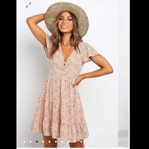 Petal + Pup dancer dress, tan 2